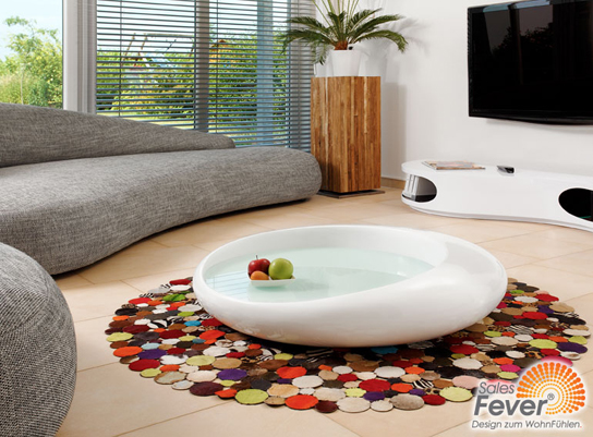 Couchtisch Esmerado 100 Cm Weiss Rund Besonders Flach Couchtisch Esmerado 100 Cm Weiss Rund Besonders Flach